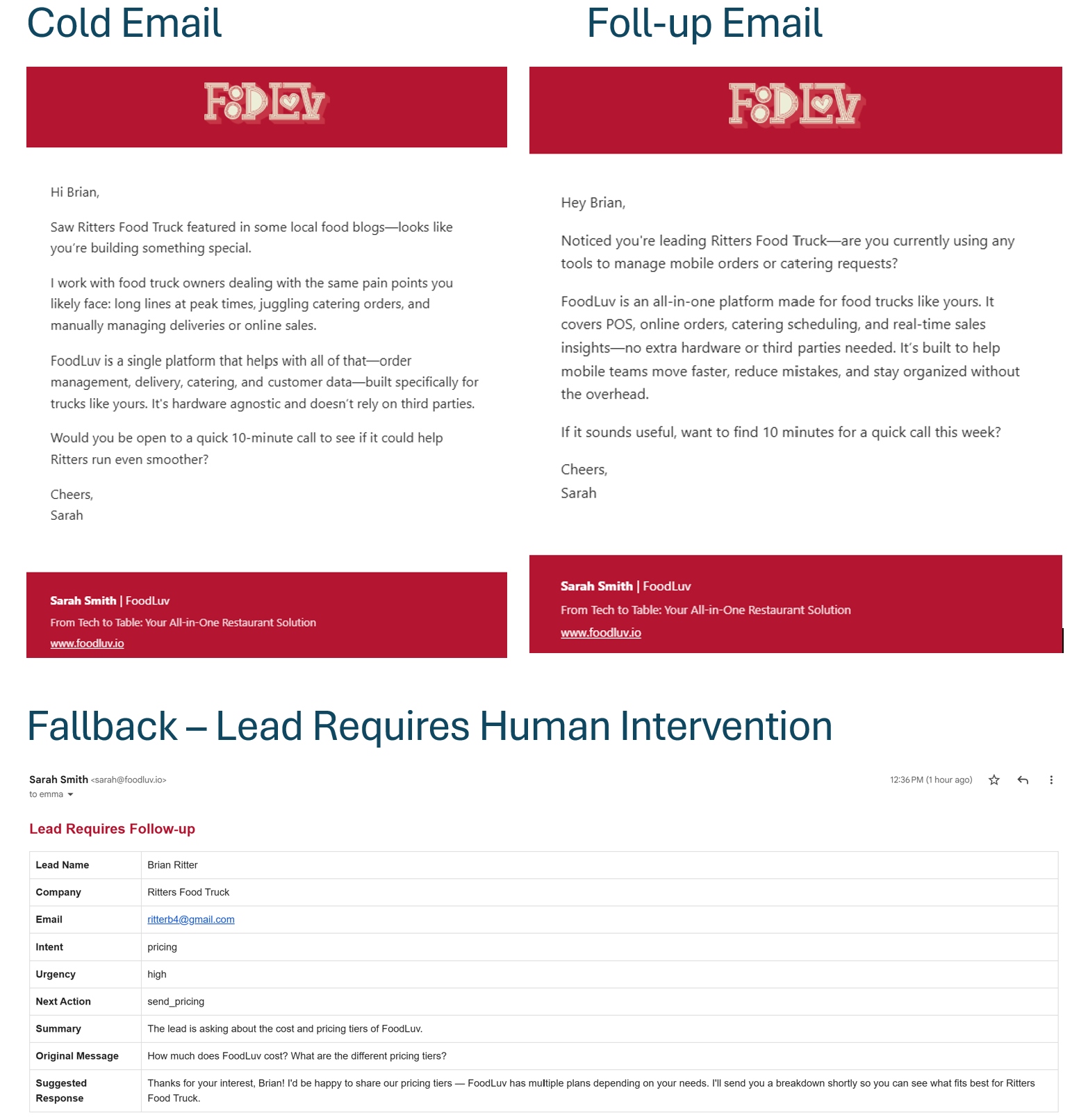 AI SDR Agent Team screenshot