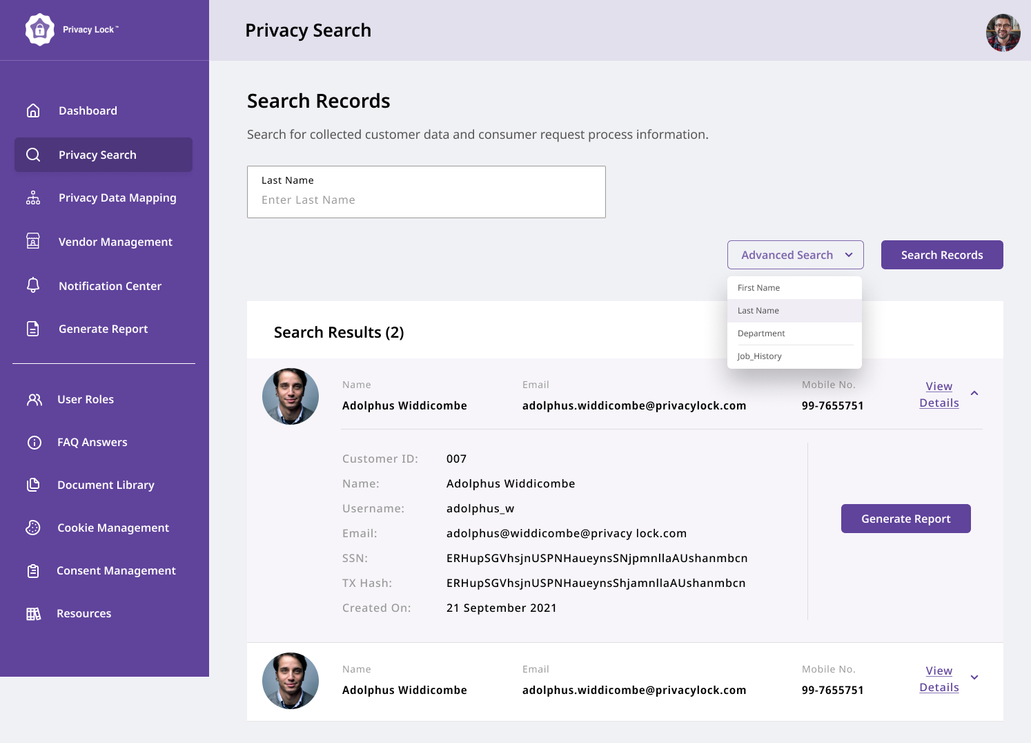 PrivacyLock screenshot