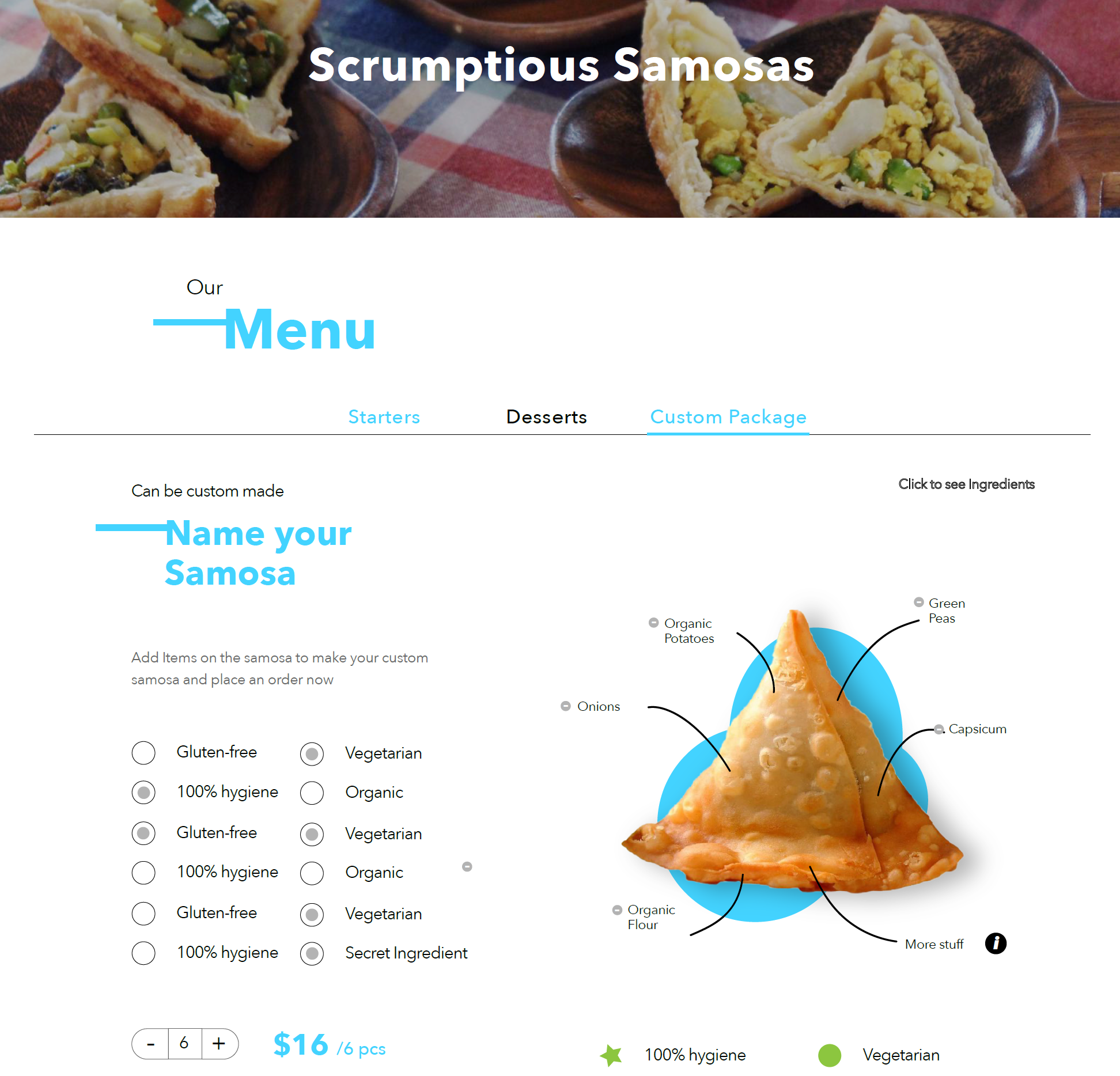Susan's Samosas screenshot
